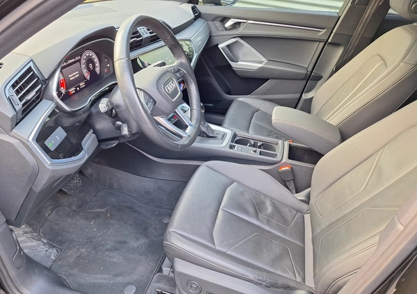 Audi Q3 cena 129900 przebieg: 104000, rok produkcji 2020 z Wyśmierzyce małe 326